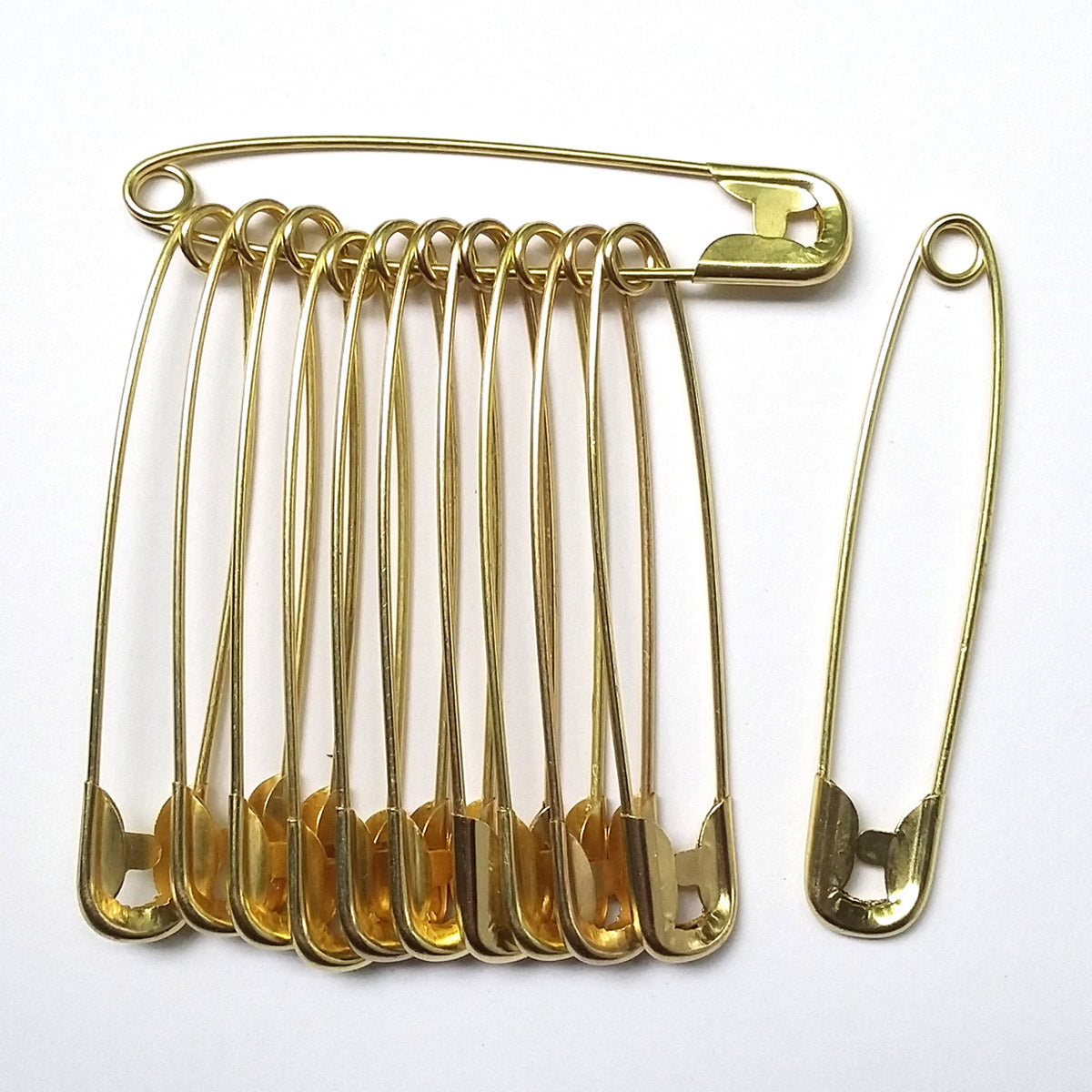 Safety Pins Gold & Silver