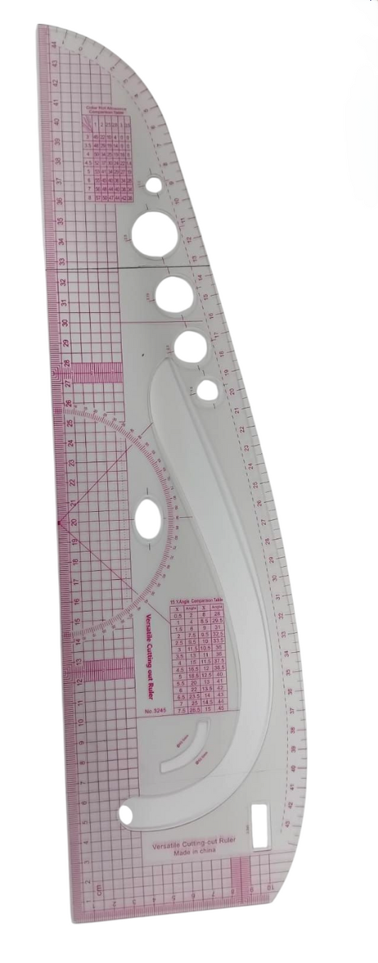 VERSATILE CUTTING RULER